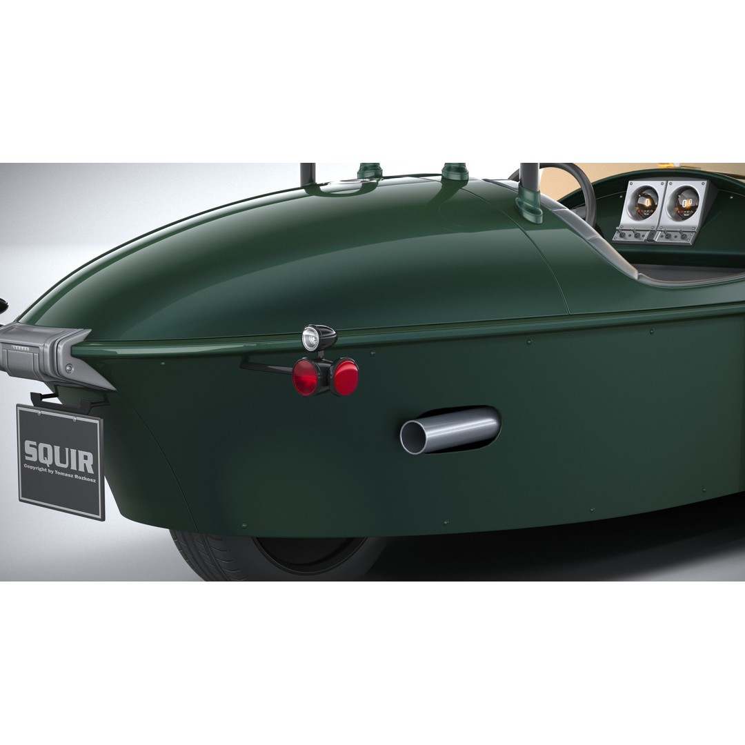 Morgan Super3 3D Model – High Poly Sport Car with Textures and Formats - View 20