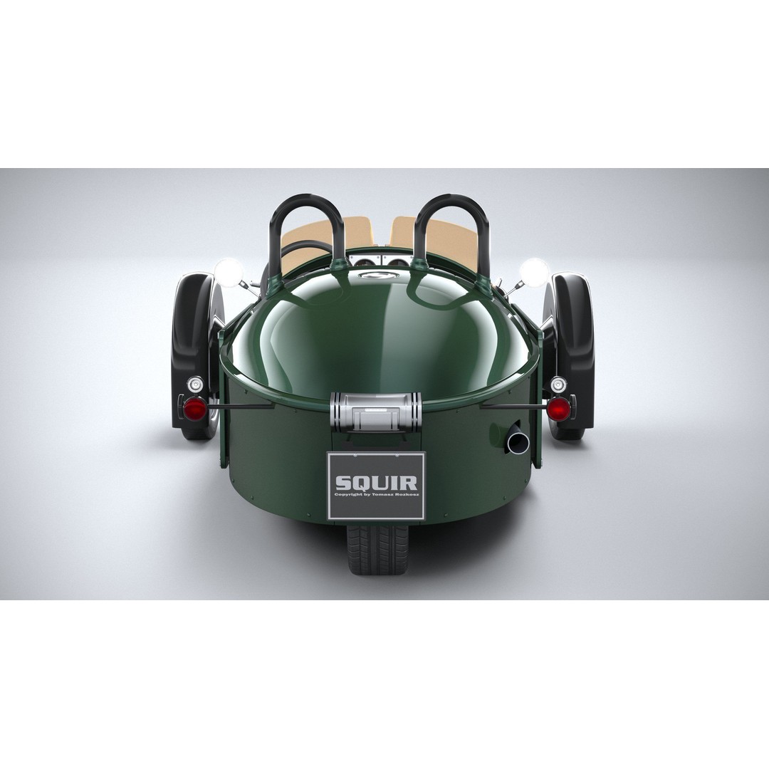 Morgan Super3 3D Model – High Poly Sport Car with Textures and Formats - View 6