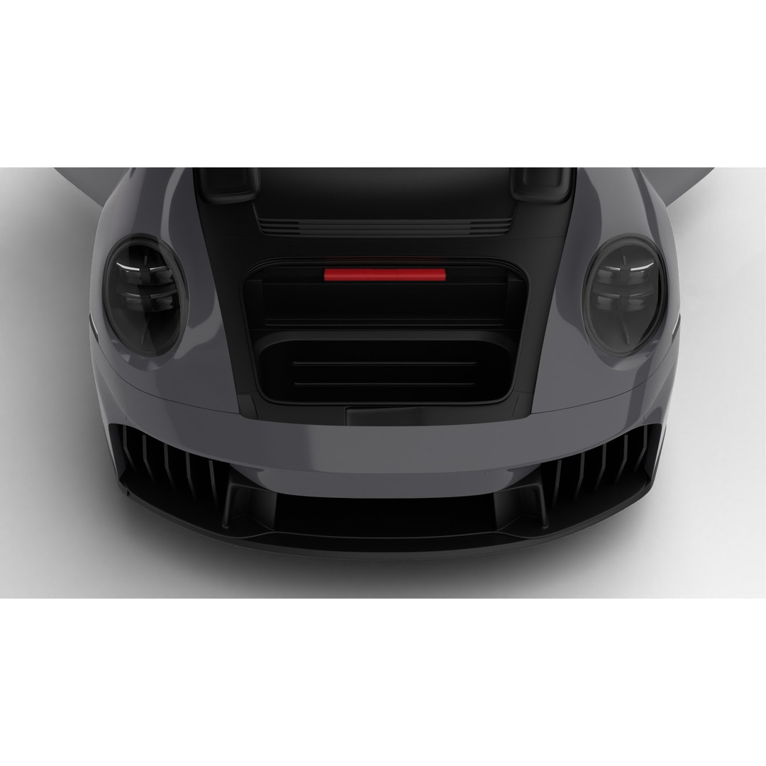 Porsche 911 Carrera GTS 2025 3D Model – High Poly Rigged Asset, FBX, OBJ - View 12