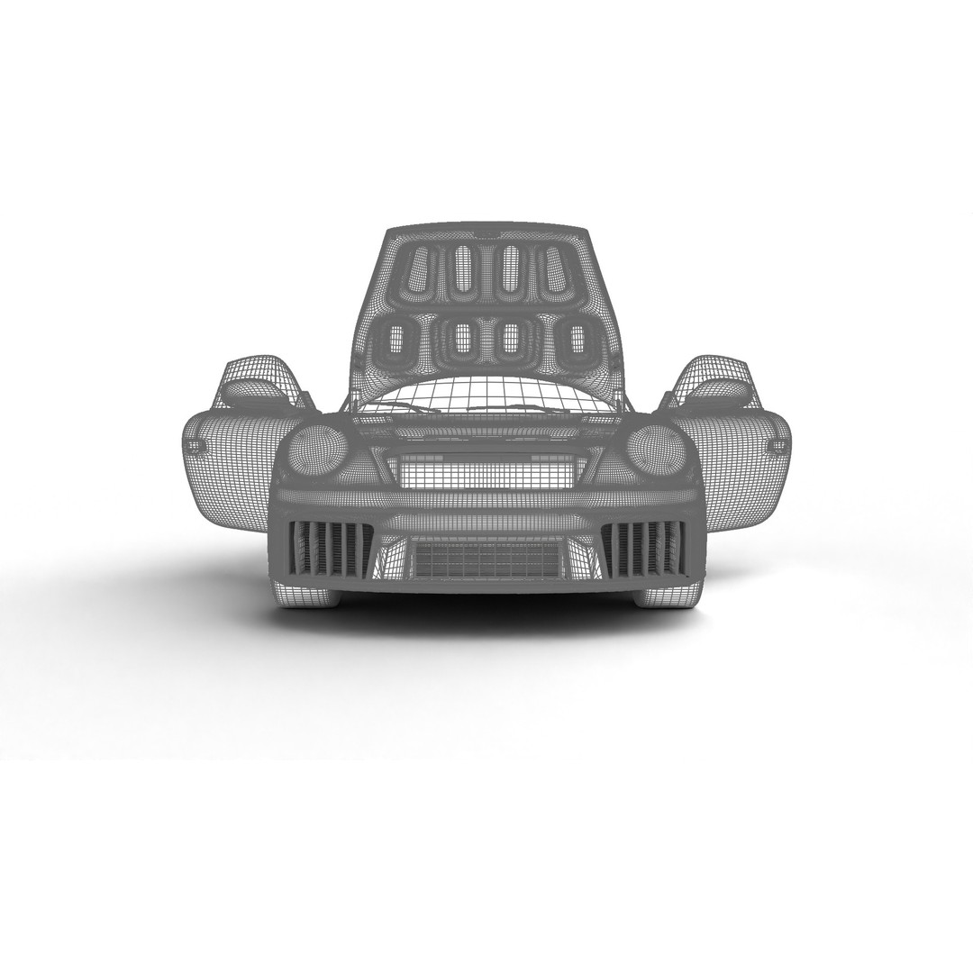 Porsche 911 Carrera GTS 2025 3D Model – High Poly Rigged Asset, FBX, OBJ - View 31