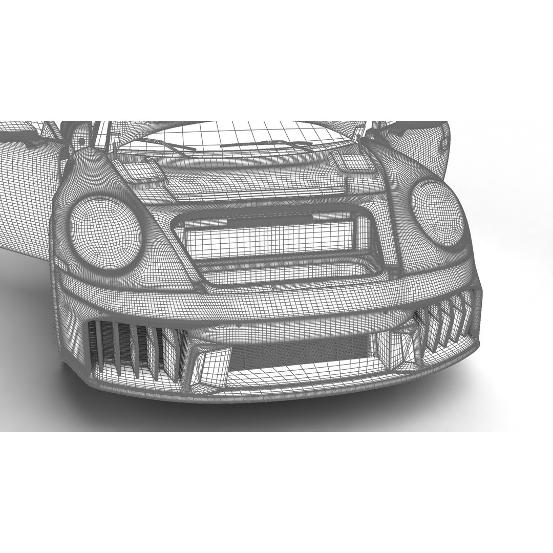 Porsche 911 Carrera GTS 2025 3D Model – High Poly Rigged Asset, FBX, OBJ - View 40