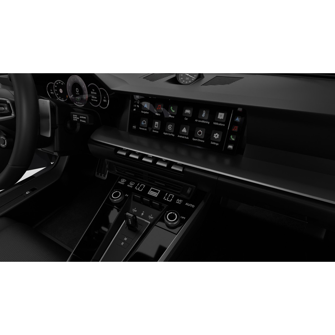 Porsche 911 Carrera GTS 2025 3D Model – High Poly Rigged Asset, FBX, OBJ - View 6