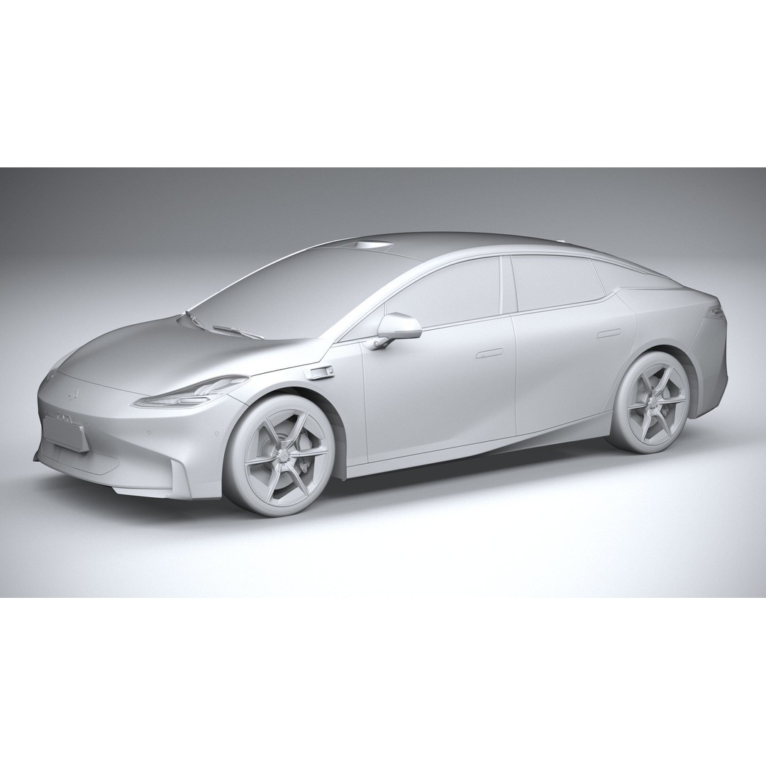GAC AION Hyper GT 2024 3D Model – High Poly Sport Car, FBX, OBJ - View 21