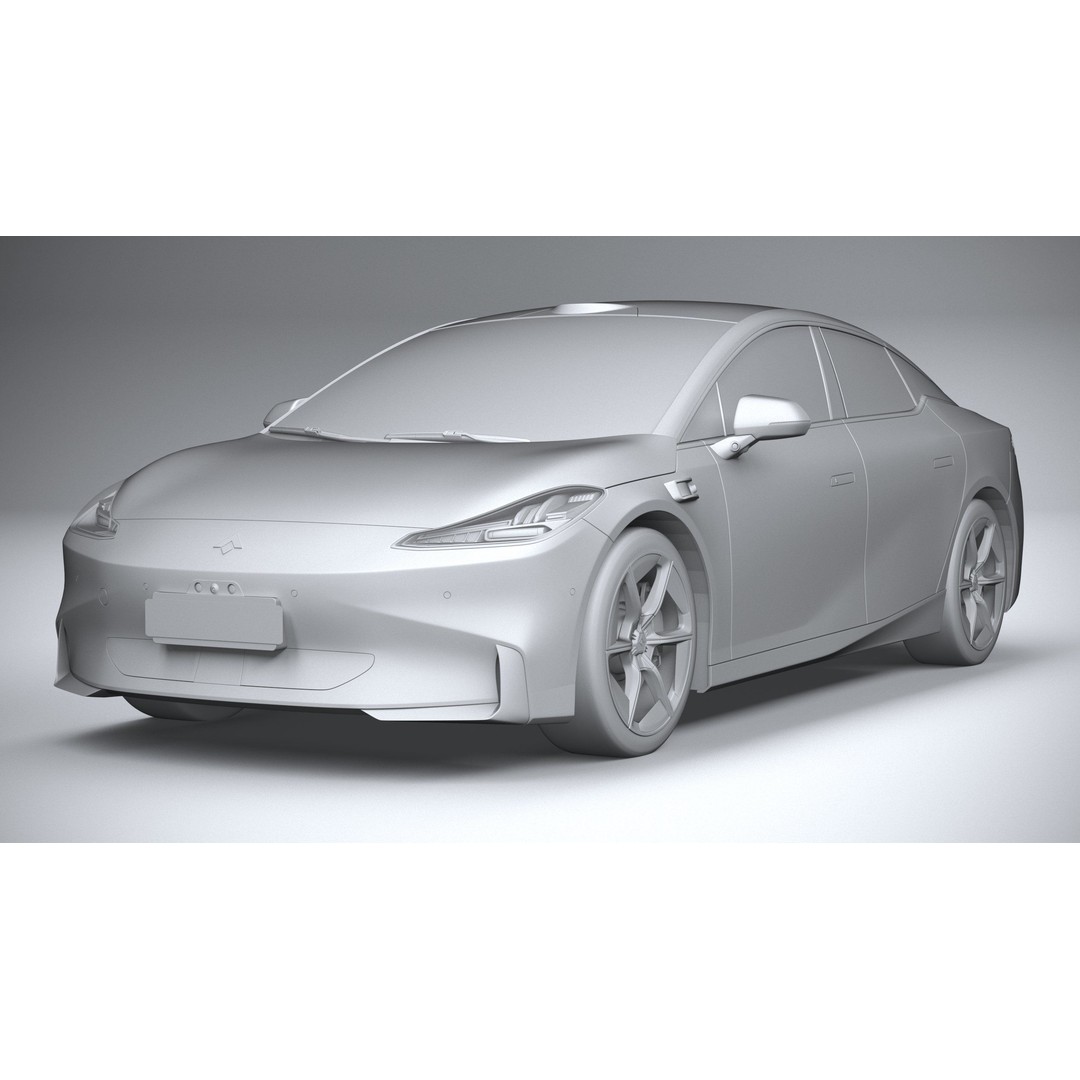 GAC AION Hyper GT 2024 3D Model – High Poly Sport Car, FBX, OBJ - View 22