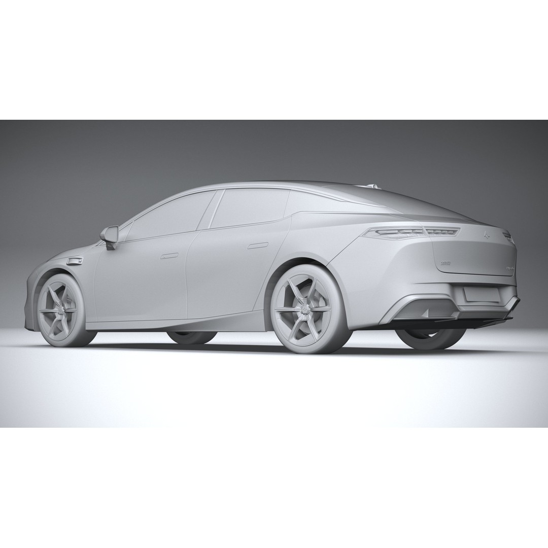 GAC AION Hyper GT 2024 3D Model – High Poly Sport Car, FBX, OBJ - View 23