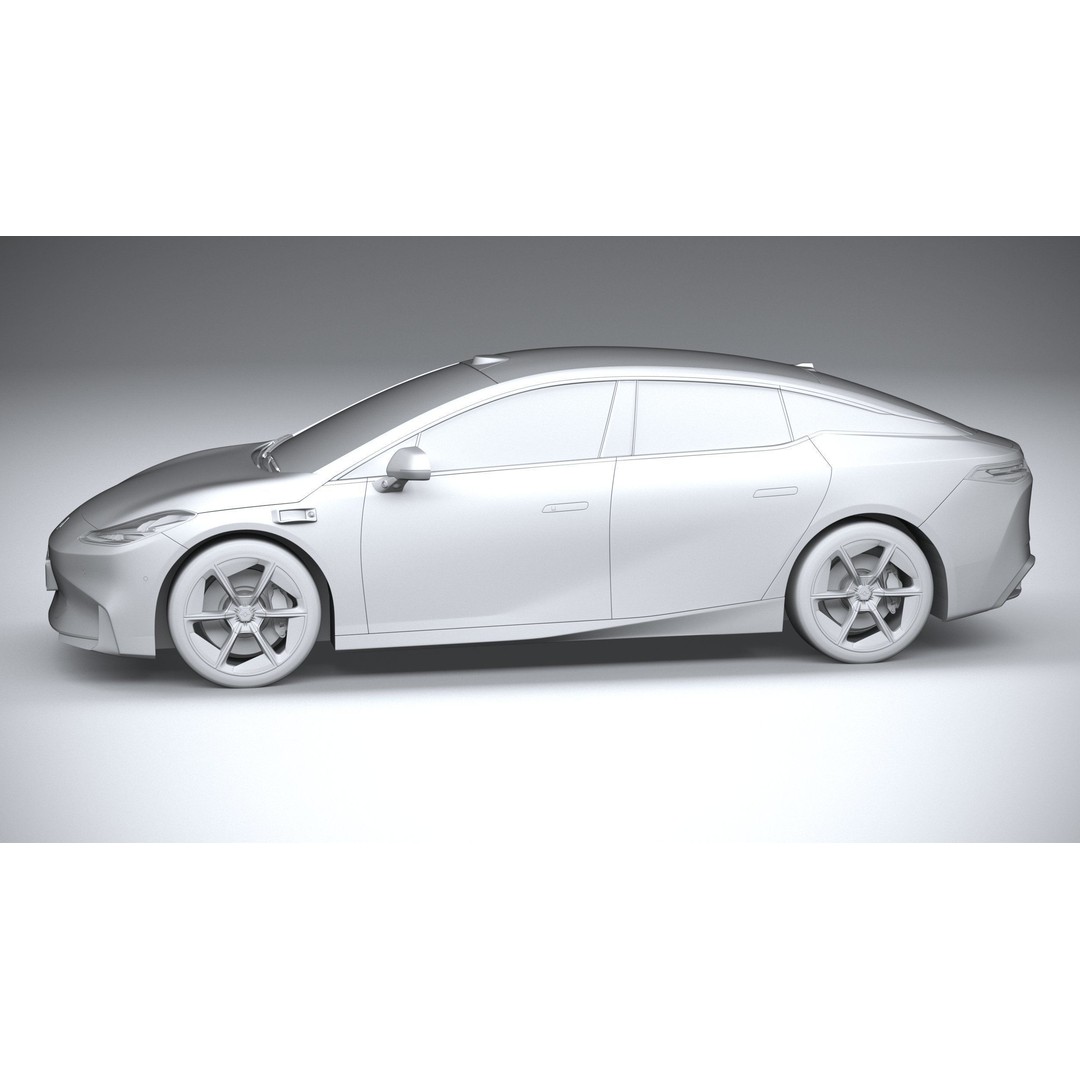 GAC AION Hyper GT 2024 3D Model – High Poly Sport Car, FBX, OBJ - View 24