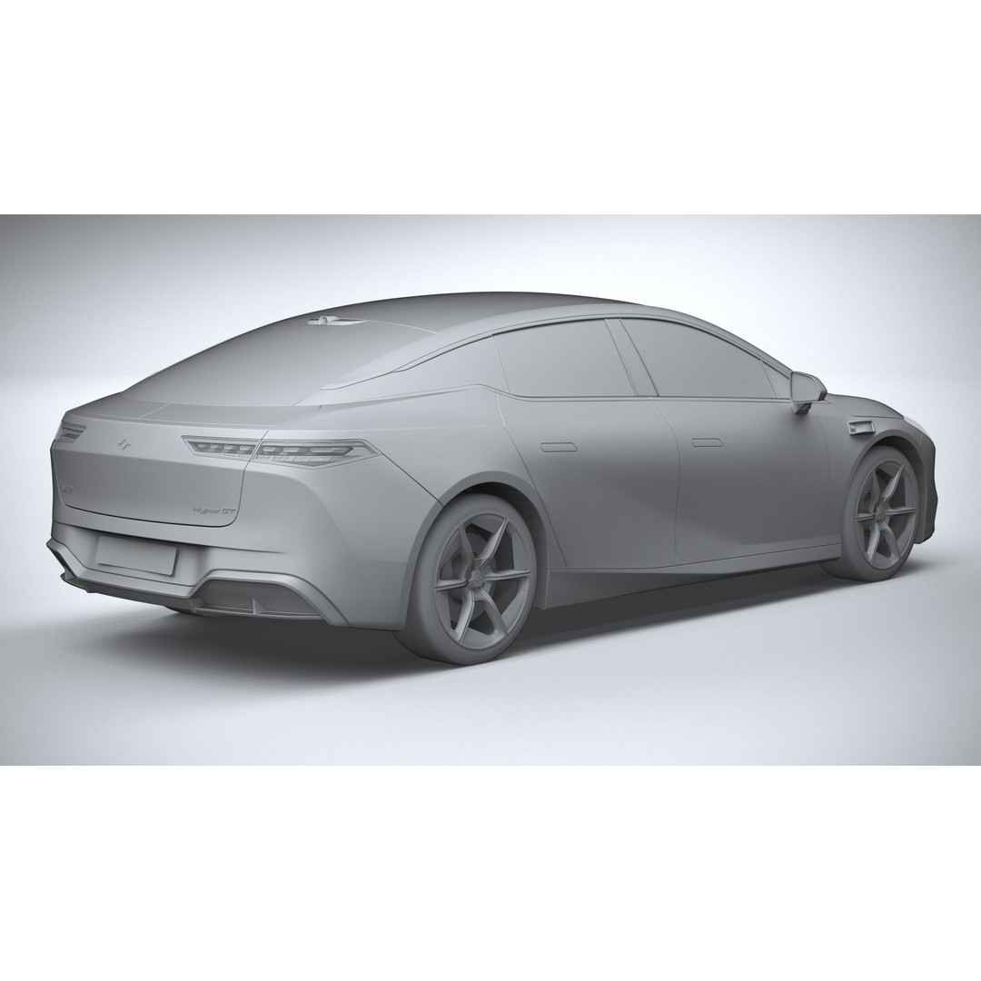 GAC AION Hyper GT 2024 3D Model – High Poly Sport Car, FBX, OBJ - View 27