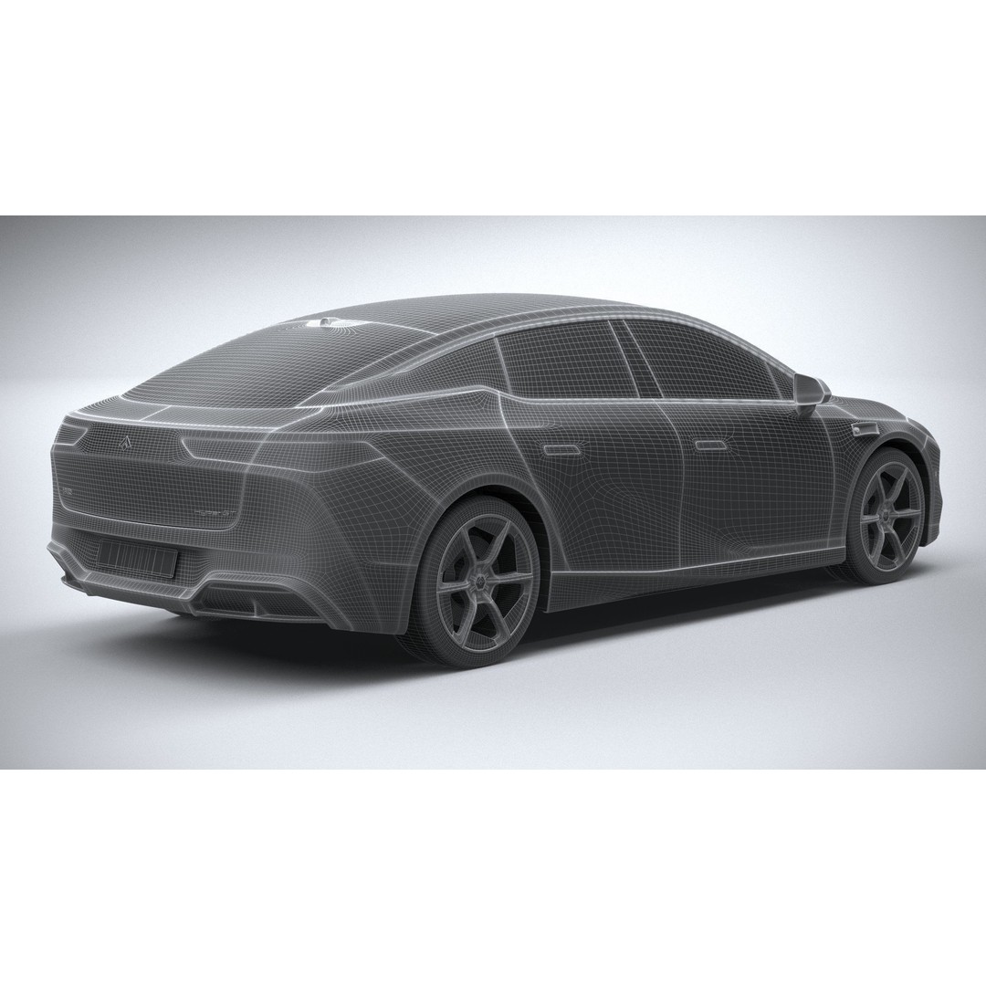 GAC AION Hyper GT 2024 3D Model – High Poly Sport Car, FBX, OBJ - View 29