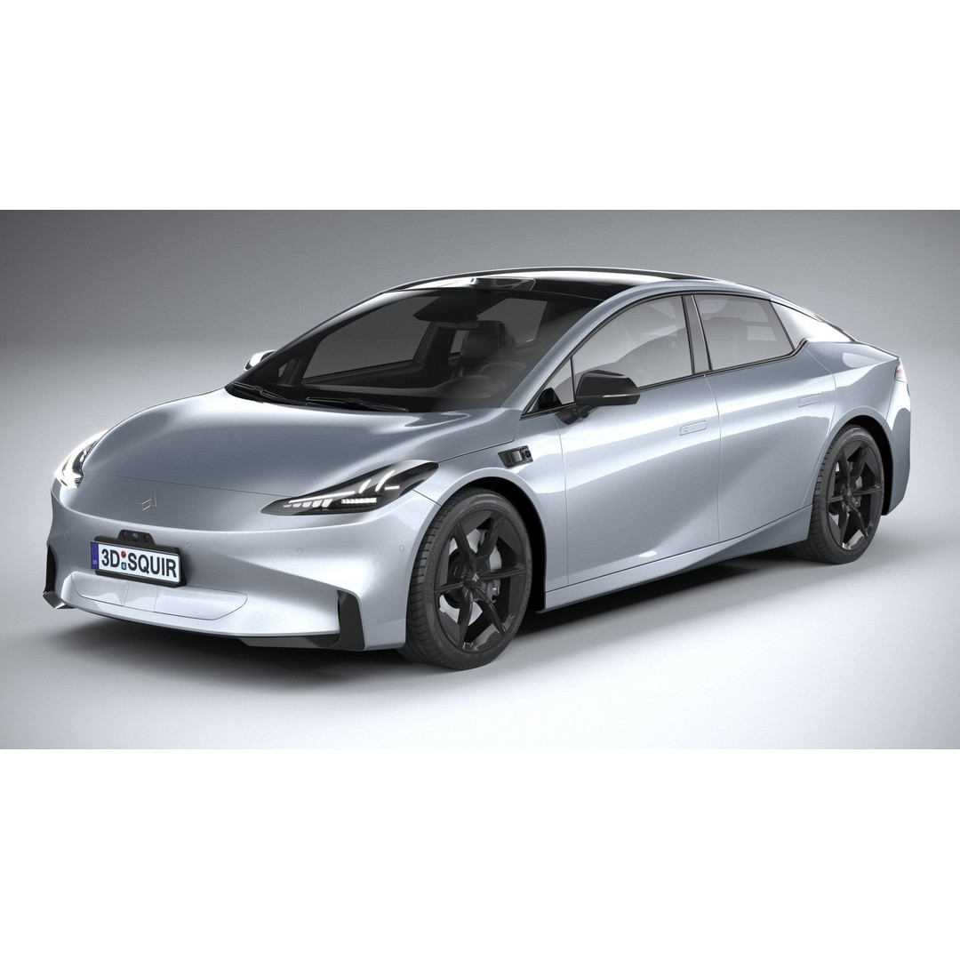 GAC AION Hyper GT 2024 3D Model – High Poly Sport Car, FBX, OBJ - View 3
