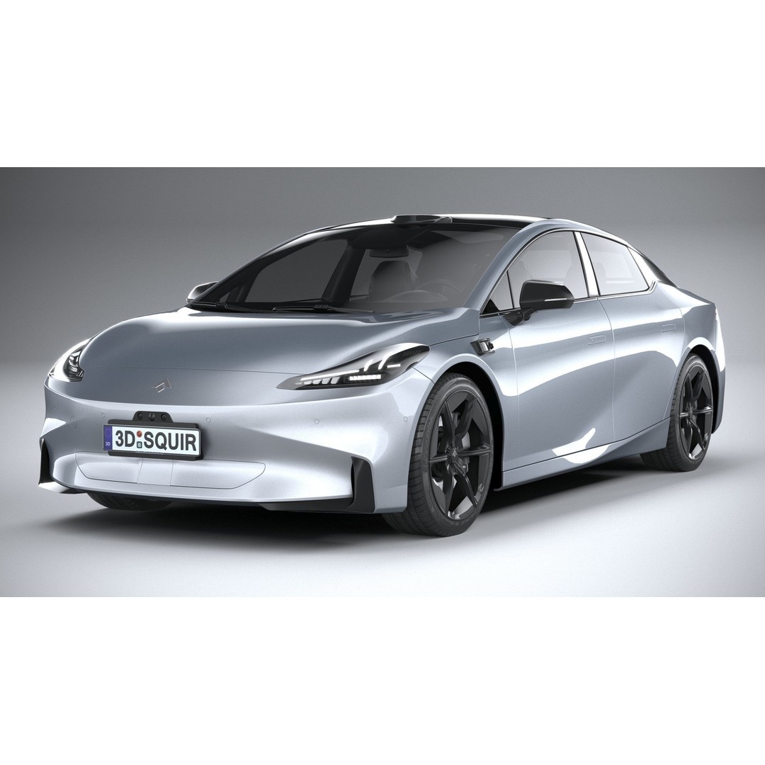 GAC AION Hyper GT 2024 3D Model – High Poly Sport Car, FBX, OBJ - View 4