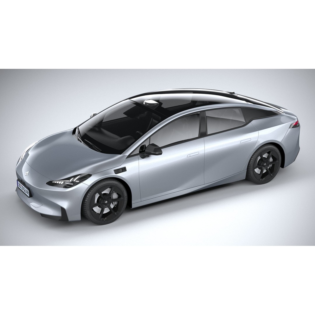 GAC AION Hyper GT 2024 3D Model – High Poly Sport Car, FBX, OBJ - View 9