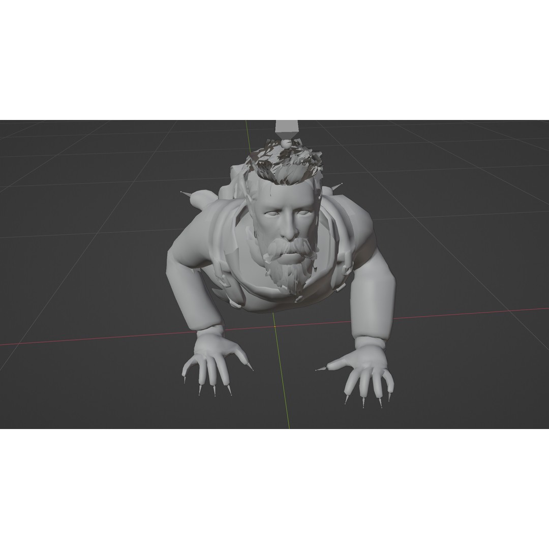 Stylized Male Explorer 3D Model – Rigged Base Character, FBX, Blender - View 24