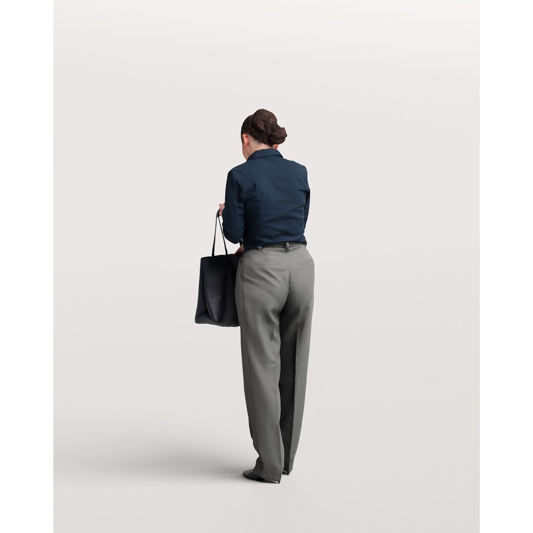 Humano Woman 3D Model – Realistic Female Character for Animation, FBX - View 7