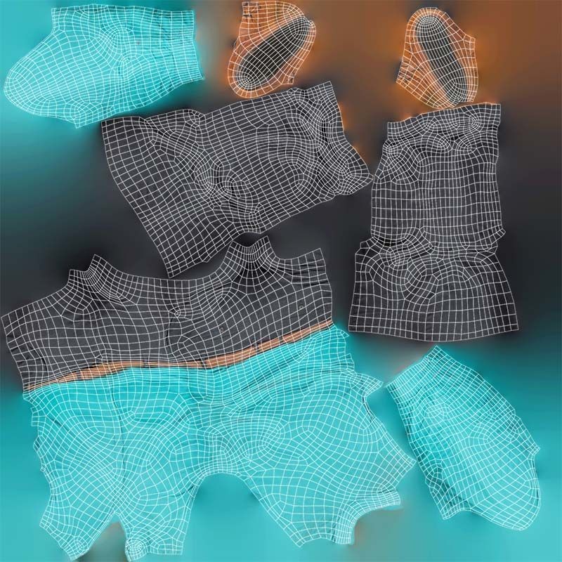 Business Costume 3D Model – Low Poly Character with PBR Textures, FBX - View 16