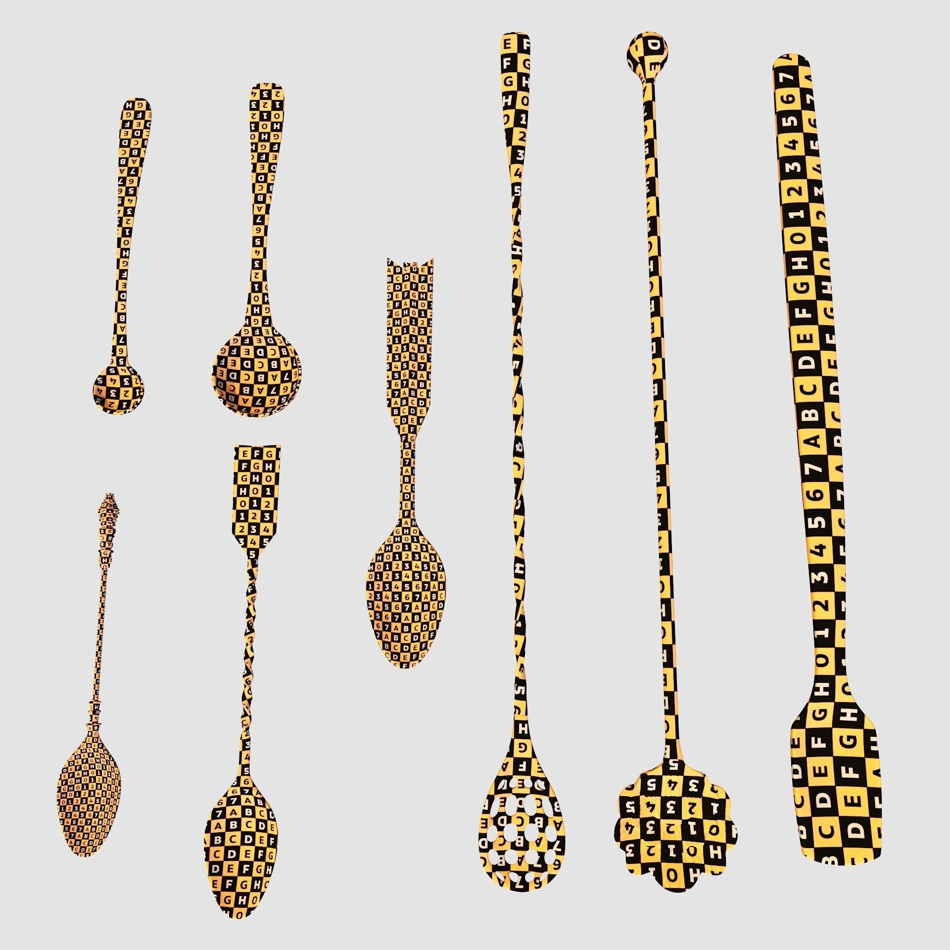 Bartender Tools Set - Game-Ready 3D Model