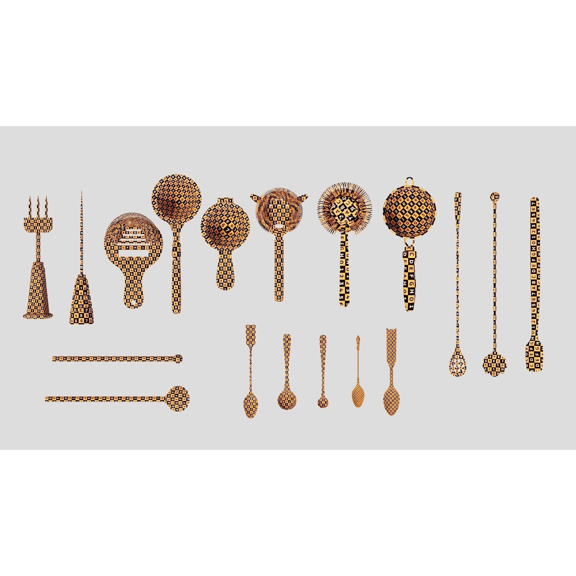 Bartender Tools Set - Game-Ready 3D Model - View 5