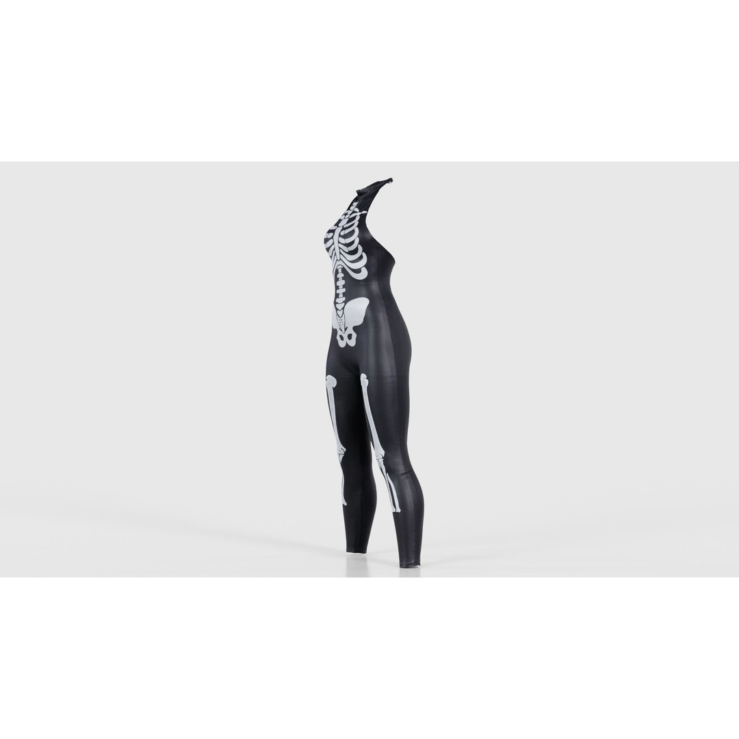 Skeleton Jumpsuit 3D Model – Low Poly Bodysuit with PBR Textures - View 27