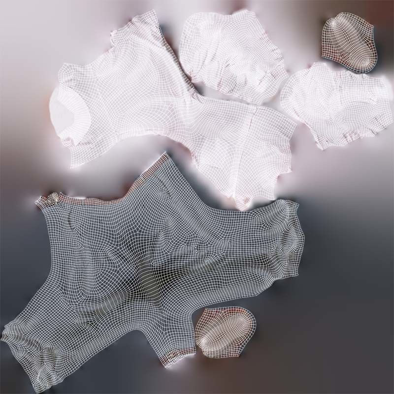 Casual Outfit 3D Model – Low Poly Character Apparel, FBX & Blender - View 16
