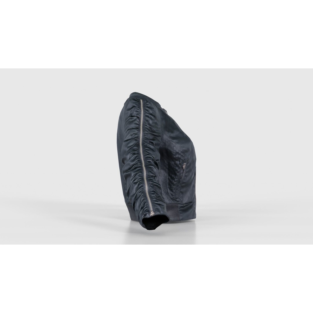 Tiny Black Leather Jacket 3D Model – Low Poly Game Asset, FBX, Blender - View 20