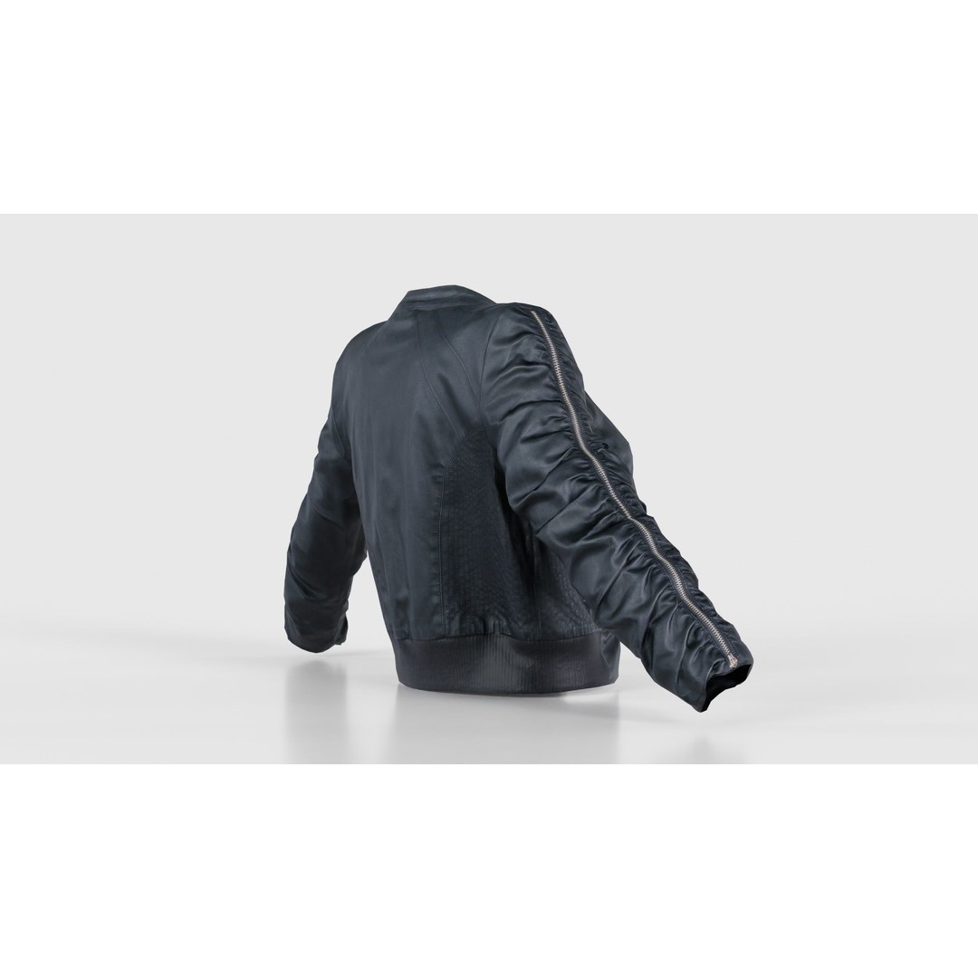Tiny Black Leather Jacket 3D Model – Low Poly Game Asset, FBX, Blender - View 21