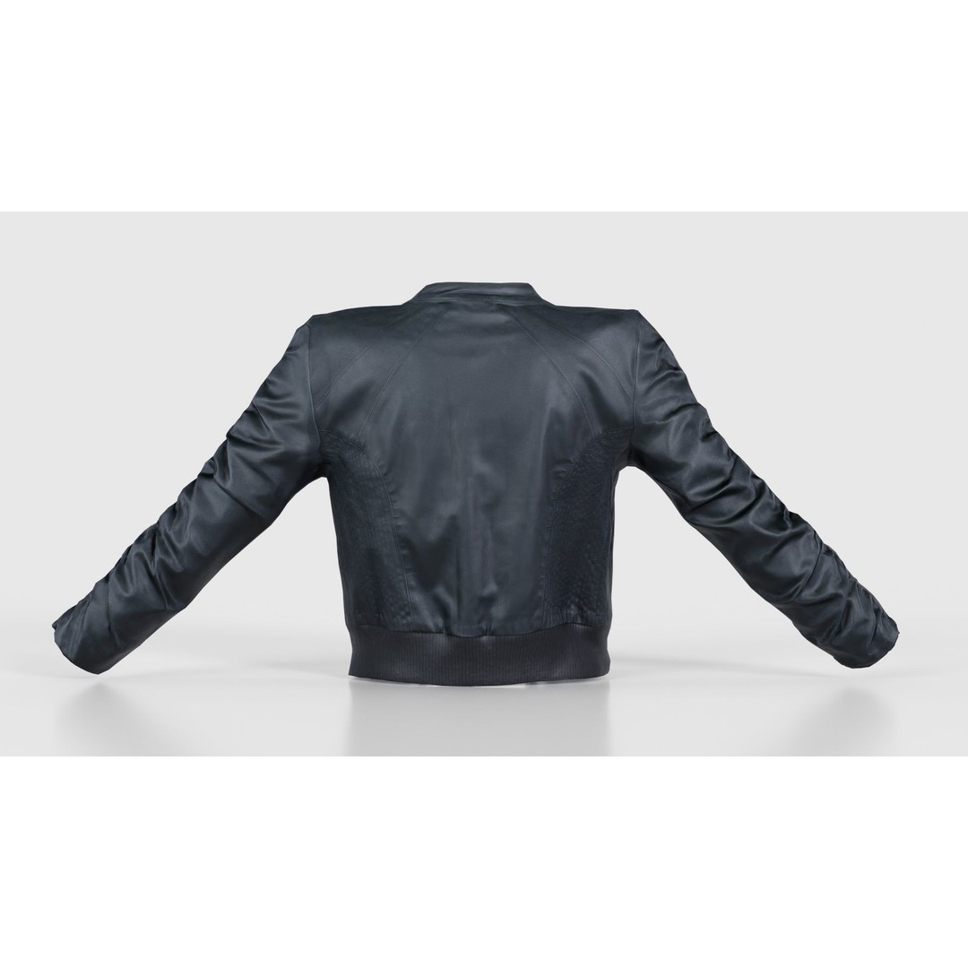 Tiny Black Leather Jacket 3D Model – Low Poly Game Asset, FBX, Blender - View 23
