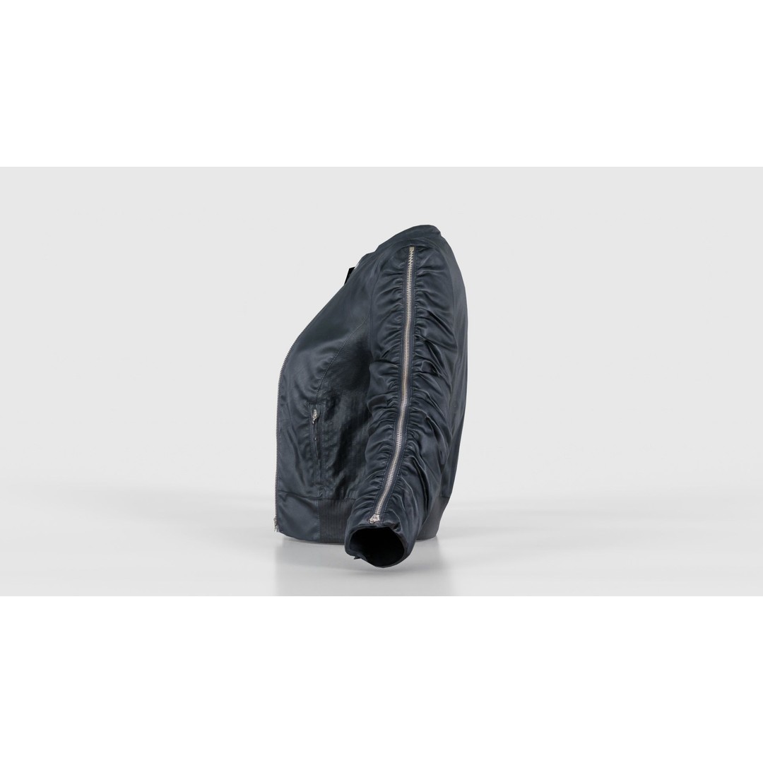 Tiny Black Leather Jacket 3D Model – Low Poly Game Asset, FBX, Blender - View 26