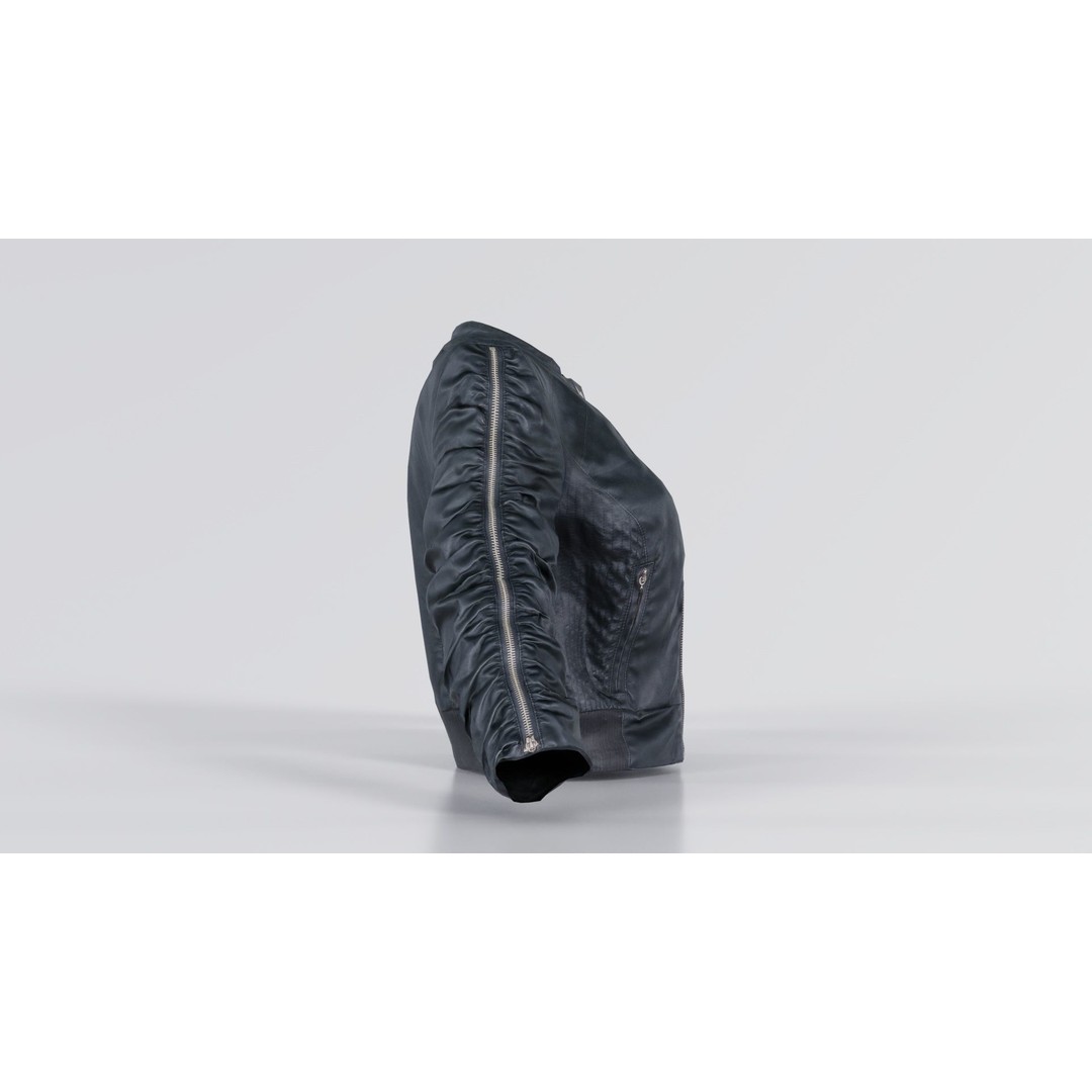 Tiny Black Leather Jacket 3D Model – Low Poly Game Asset, FBX, Blender - View 7