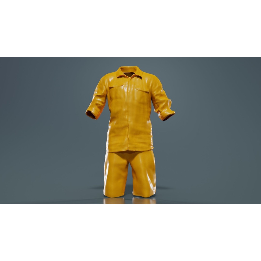 Kid 7 3D Model – Low Poly Character with Clothing, FBX, Blender - View 14