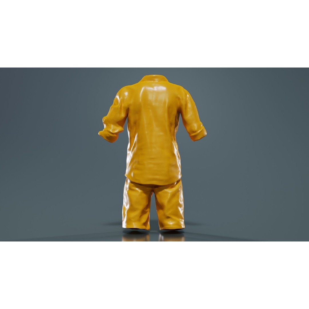 Kid 7 3D Model – Low Poly Character with Clothing, FBX, Blender - View 15
