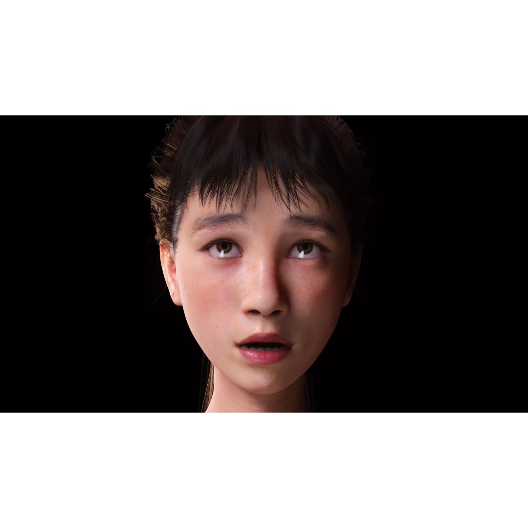 Realistic Young Japanese Woman 3D Model – Rigged Low-Poly Game Asset, FBX, Blender - View 16