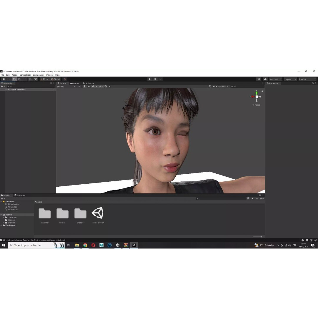 Realistic Young Japanese Woman 3D Model – Rigged Low-Poly Game Asset, FBX, Blender - View 35