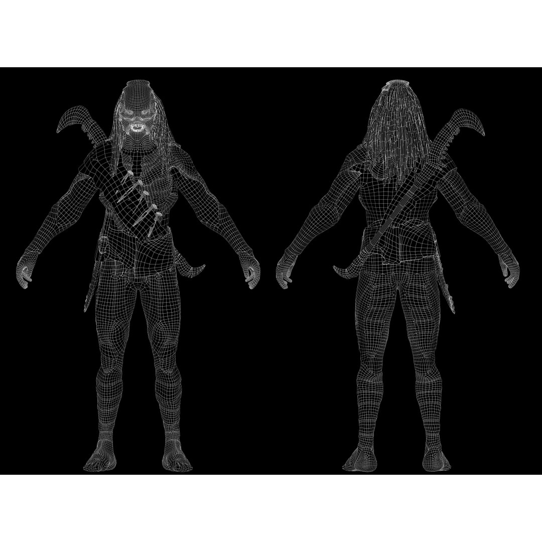 Westeland Harvester 3D Model – Low Poly Rigged Character, FBX, OBJ