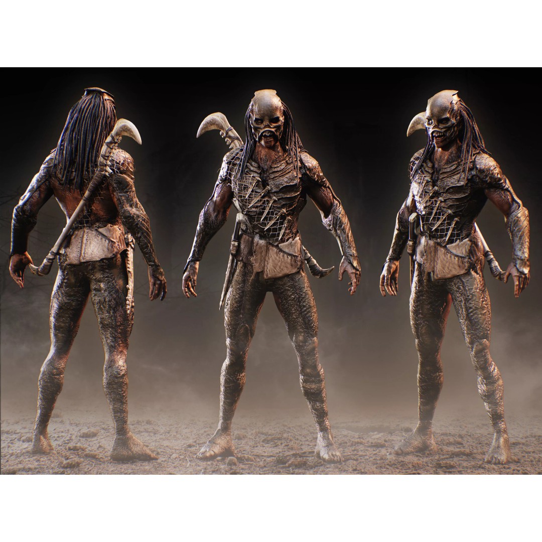 Westeland Harvester 3D Model – Low Poly Rigged Character, FBX, OBJ - View 2