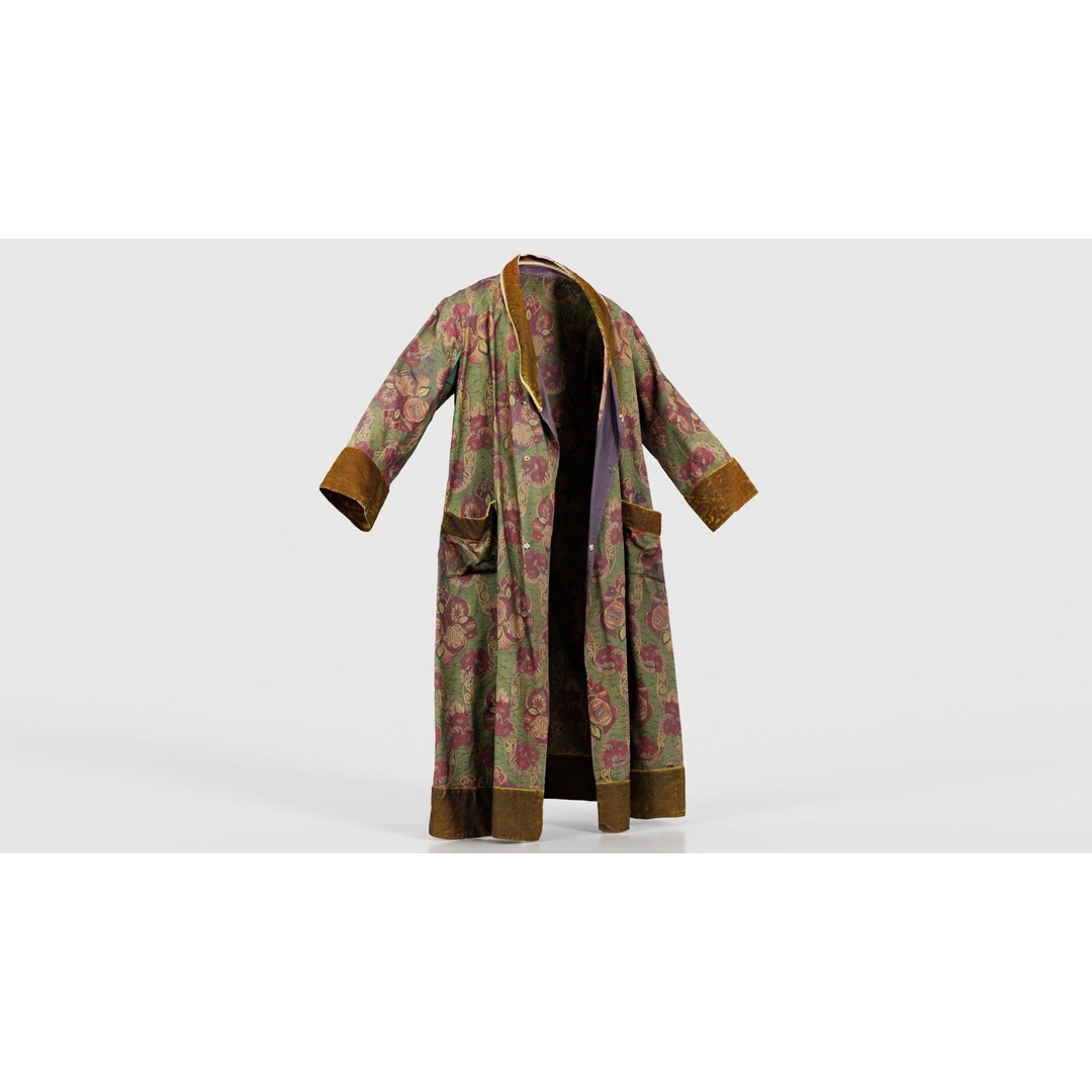 Historic Floral Robe 3D Model – Low Poly Game Asset, FBX, PBR - View 18