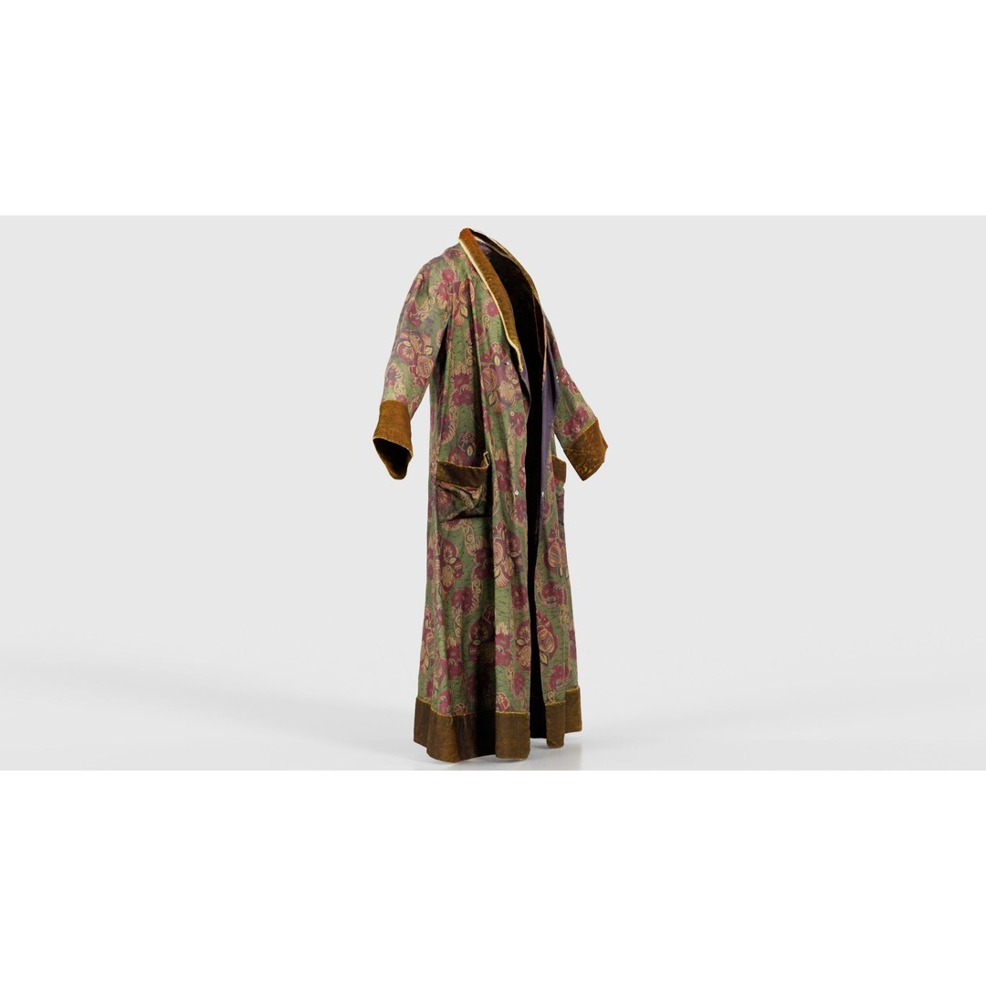 Historic Floral Robe 3D Model – Low Poly Game Asset, FBX, PBR - View 19
