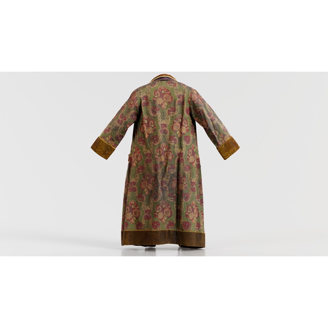 Historic Floral Robe 3D Model – Low Poly Game Asset, FBX, PBR - View 5
