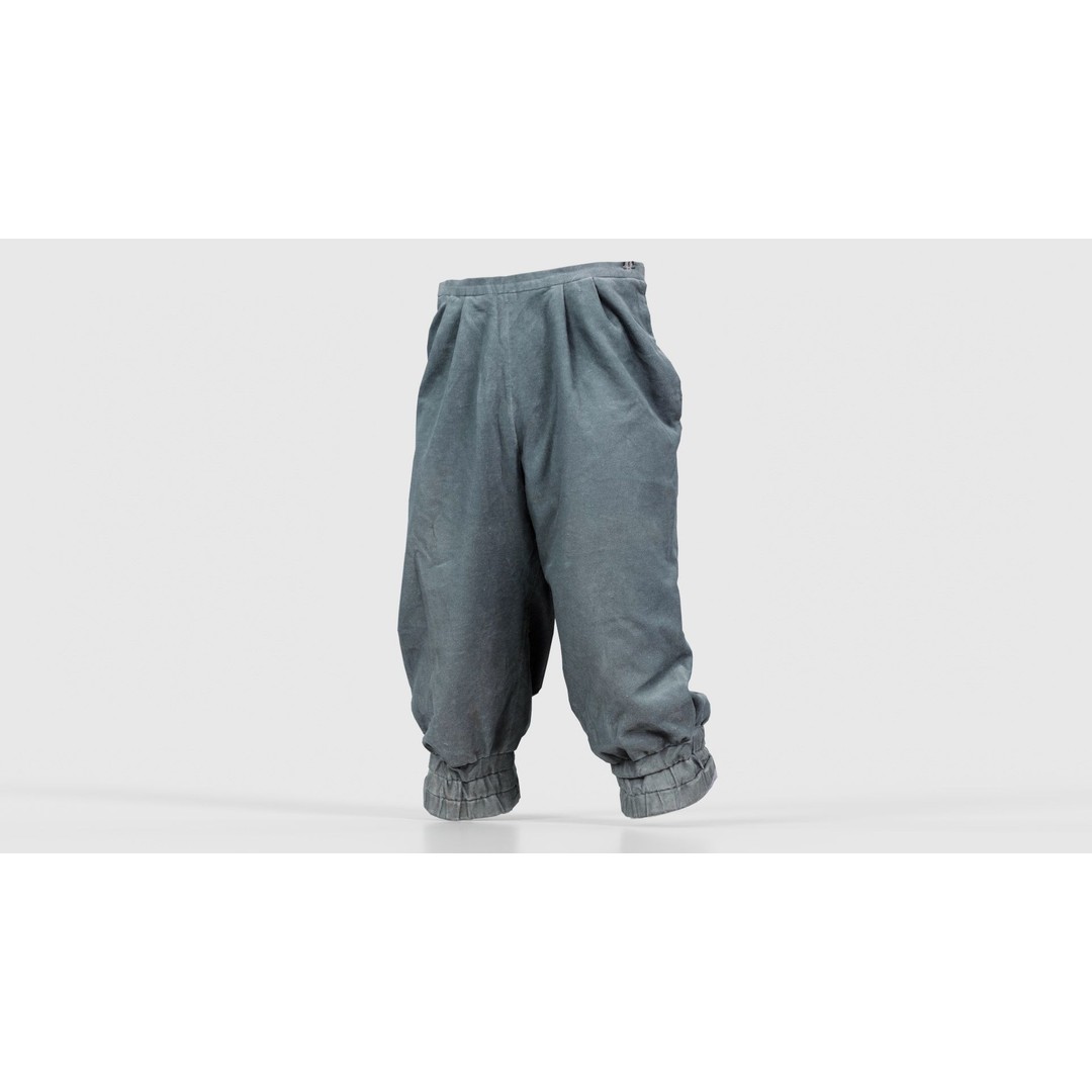 Flower Trousers 3D Model – Low Poly Character Apparel, FBX