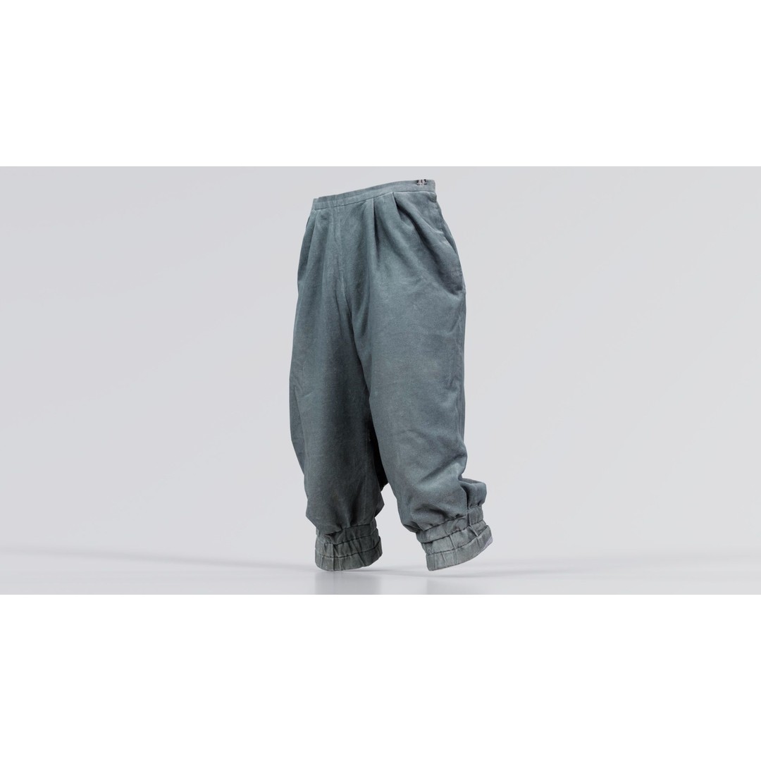 Flower Trousers 3D Model – Low Poly Character Apparel, FBX - View 7