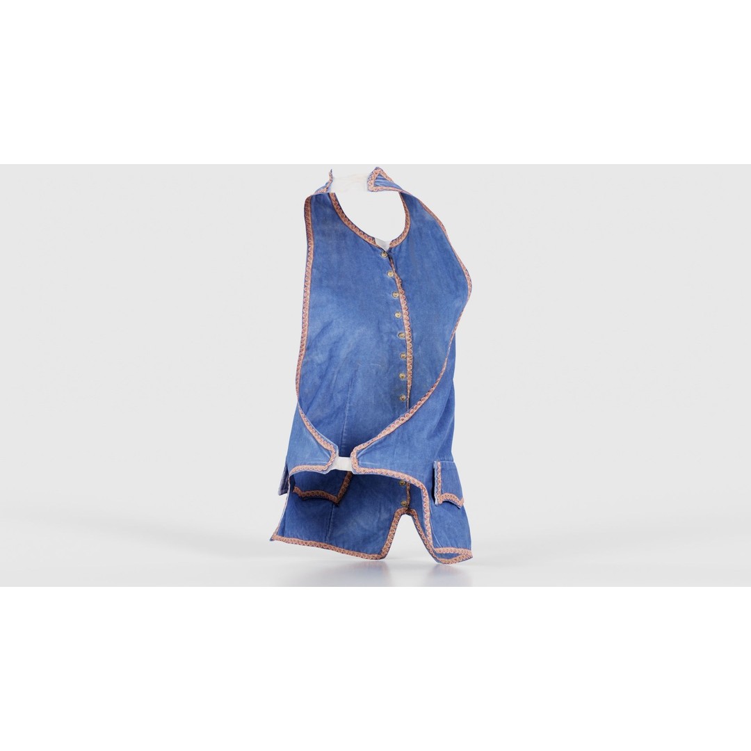 Heaven Vest 3D Model – Low-Poly Clothing Asset, FBX, PBR Textures - View 22