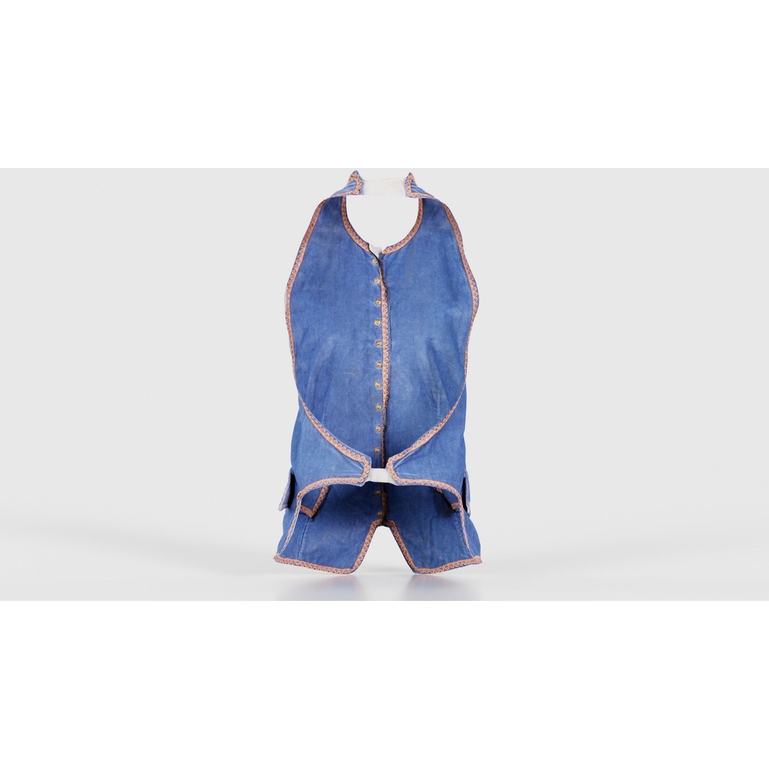 Heaven Vest 3D Model – Low-Poly Clothing Asset, FBX, PBR Textures - View 23