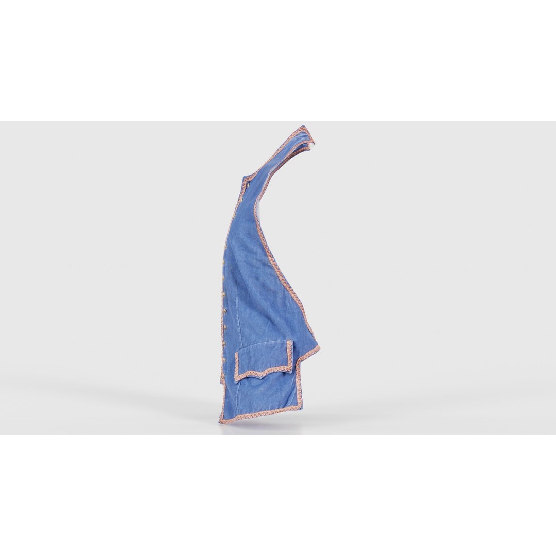 Heaven Vest 3D Model – Low-Poly Clothing Asset, FBX, PBR Textures - View 26
