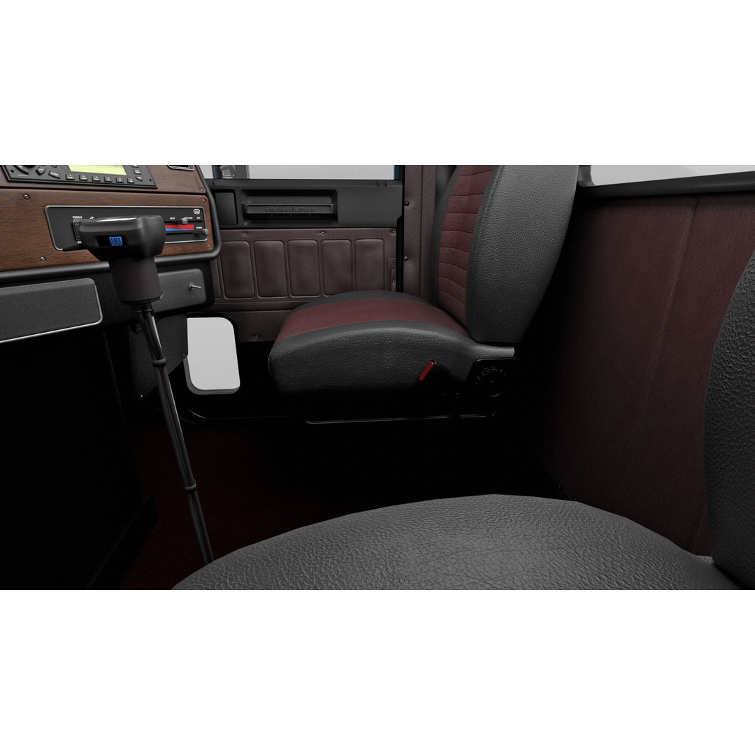 Freightliner FLD Semi Truck 3D Model – Game Ready Low Poly Vehicle, FBX - View 16
