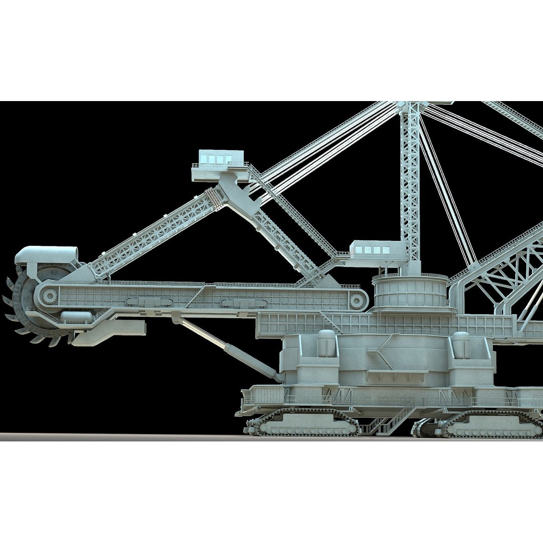 Heavy Duty Miner 3D Model – High Detail Concept, Blender Format - View 11