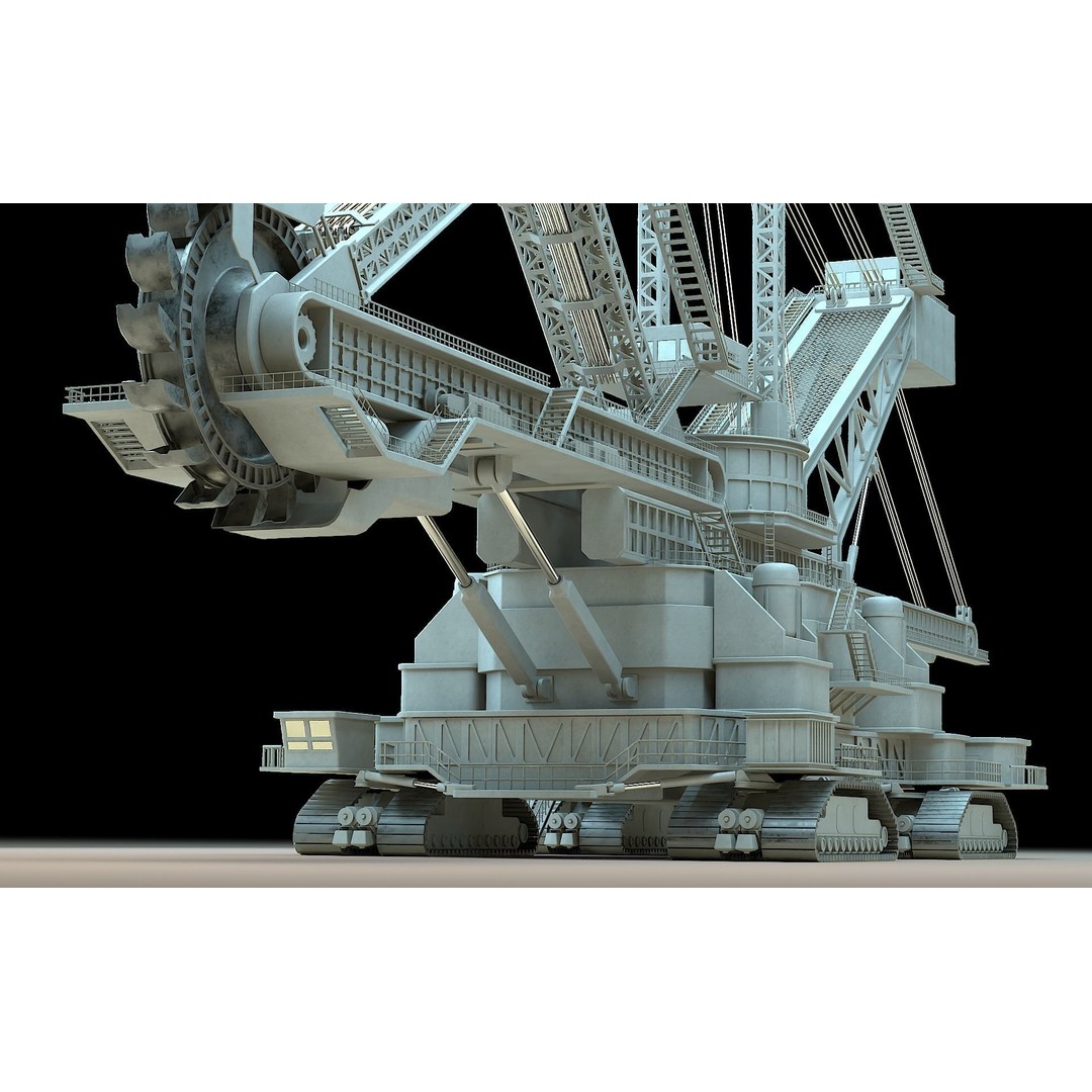 Heavy Duty Miner 3D Model – High Detail Concept, Blender Format - View 12