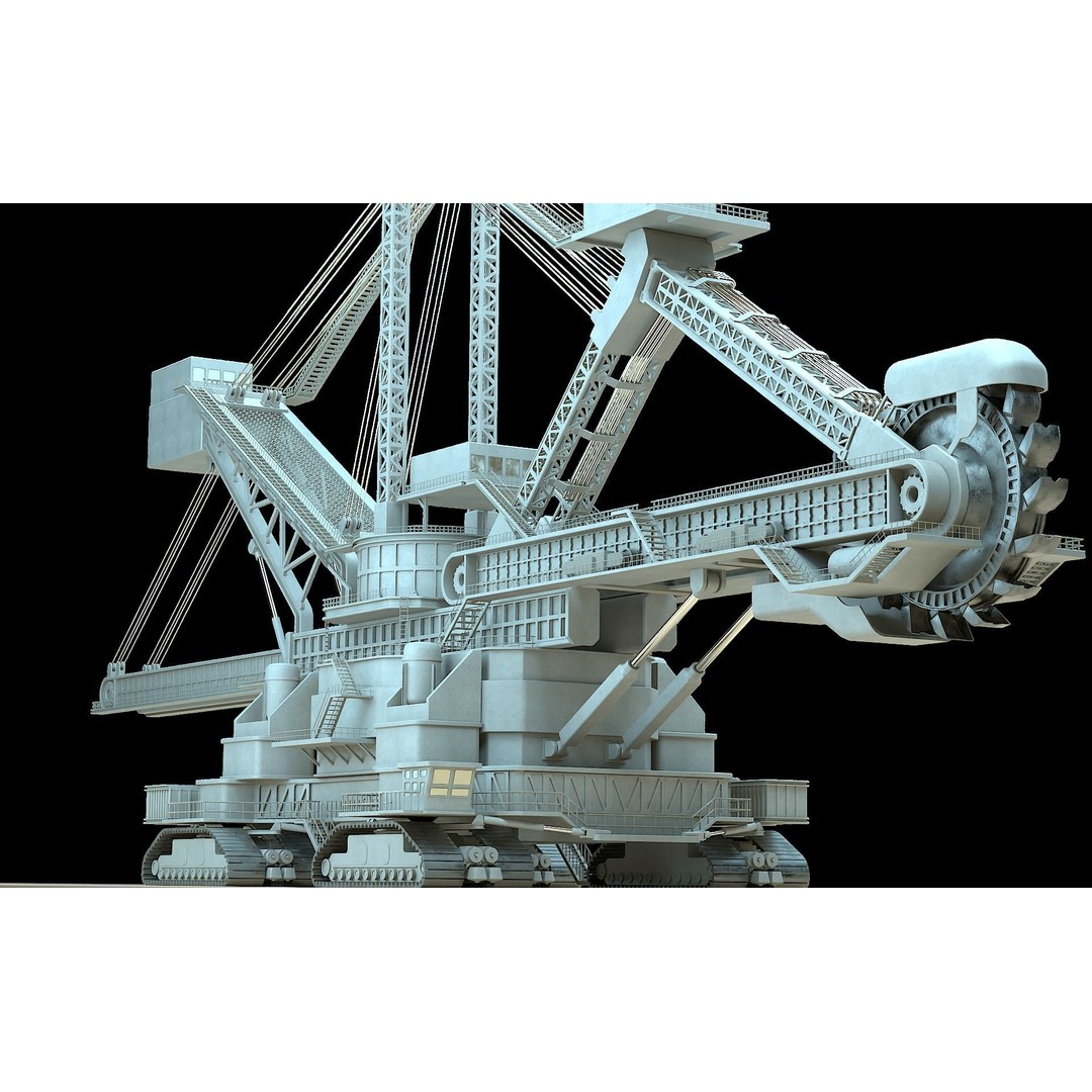 Heavy Duty Miner 3D Model – High Detail Concept, Blender Format - View 13