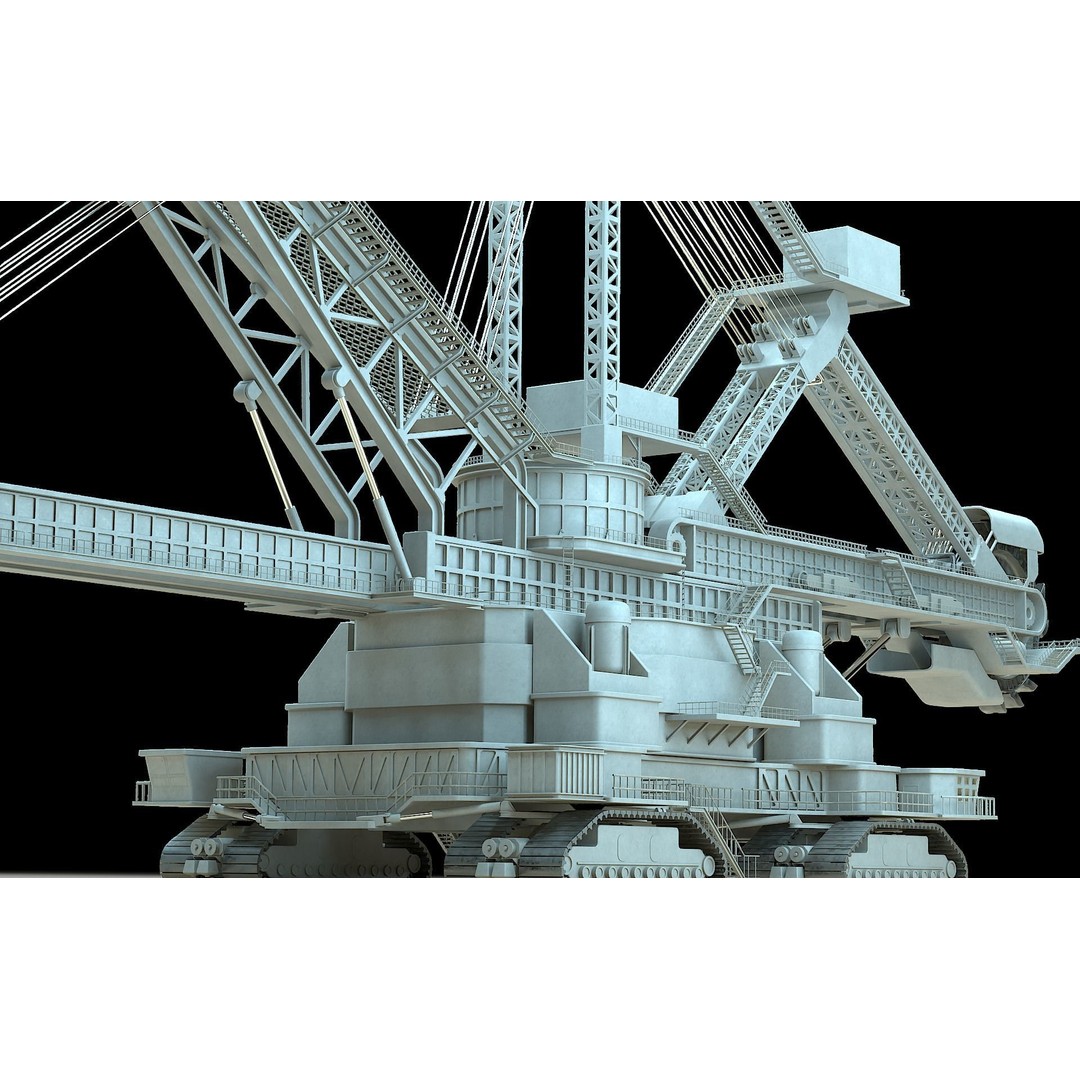 Heavy Duty Miner 3D Model – High Detail Concept, Blender Format - View 15