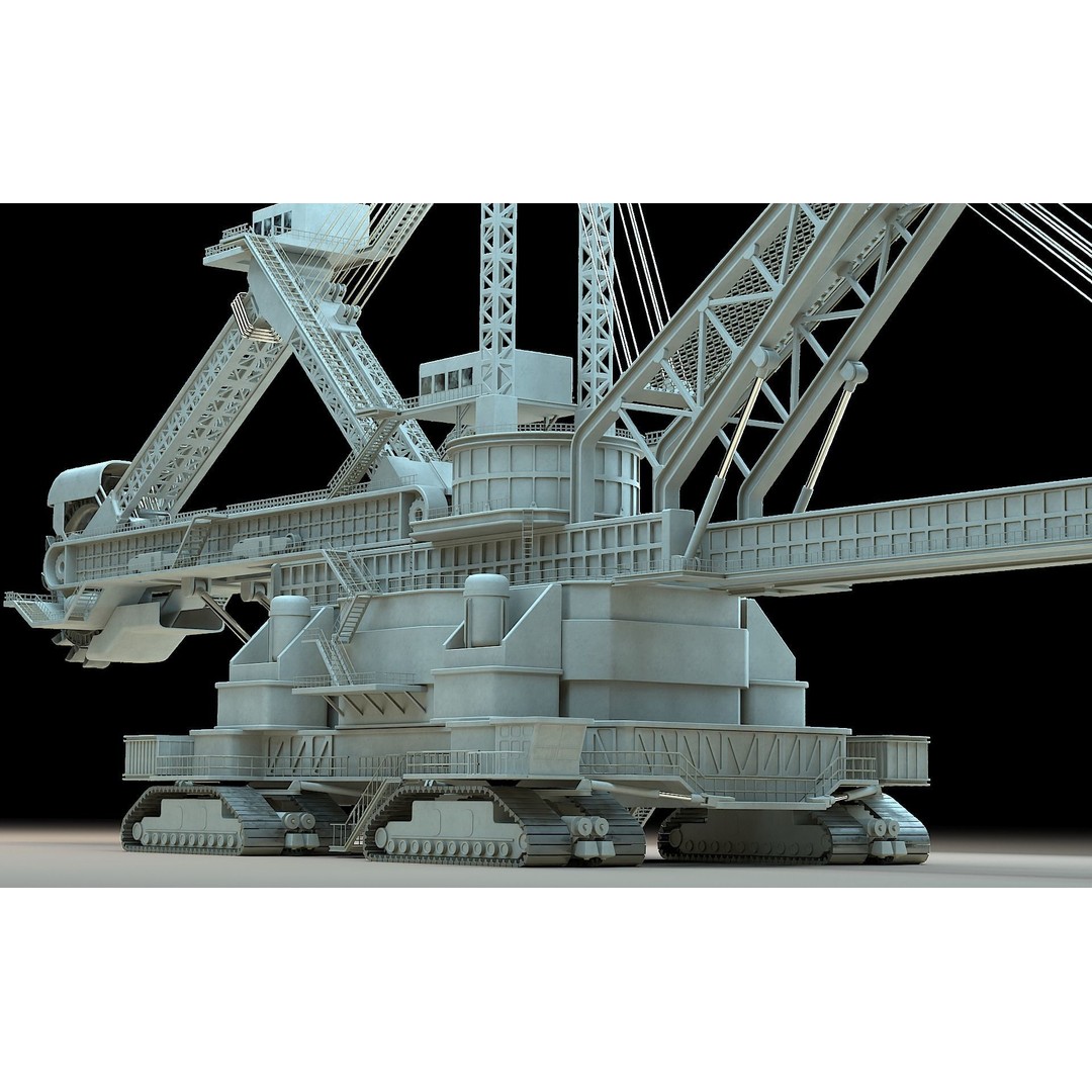 Heavy Duty Miner 3D Model – High Detail Concept, Blender Format - View 16