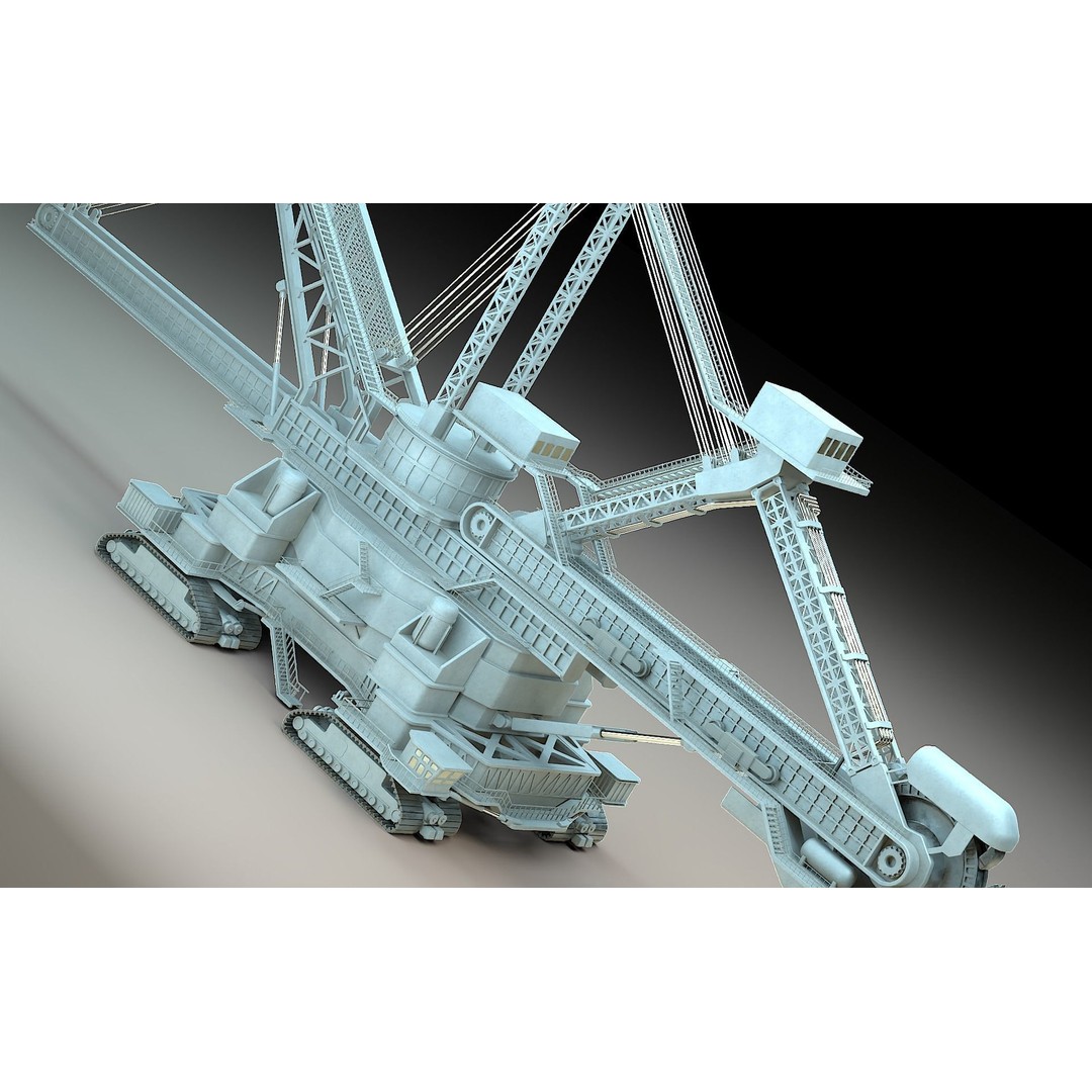 Heavy Duty Miner 3D Model – High Detail Concept, Blender Format - View 18