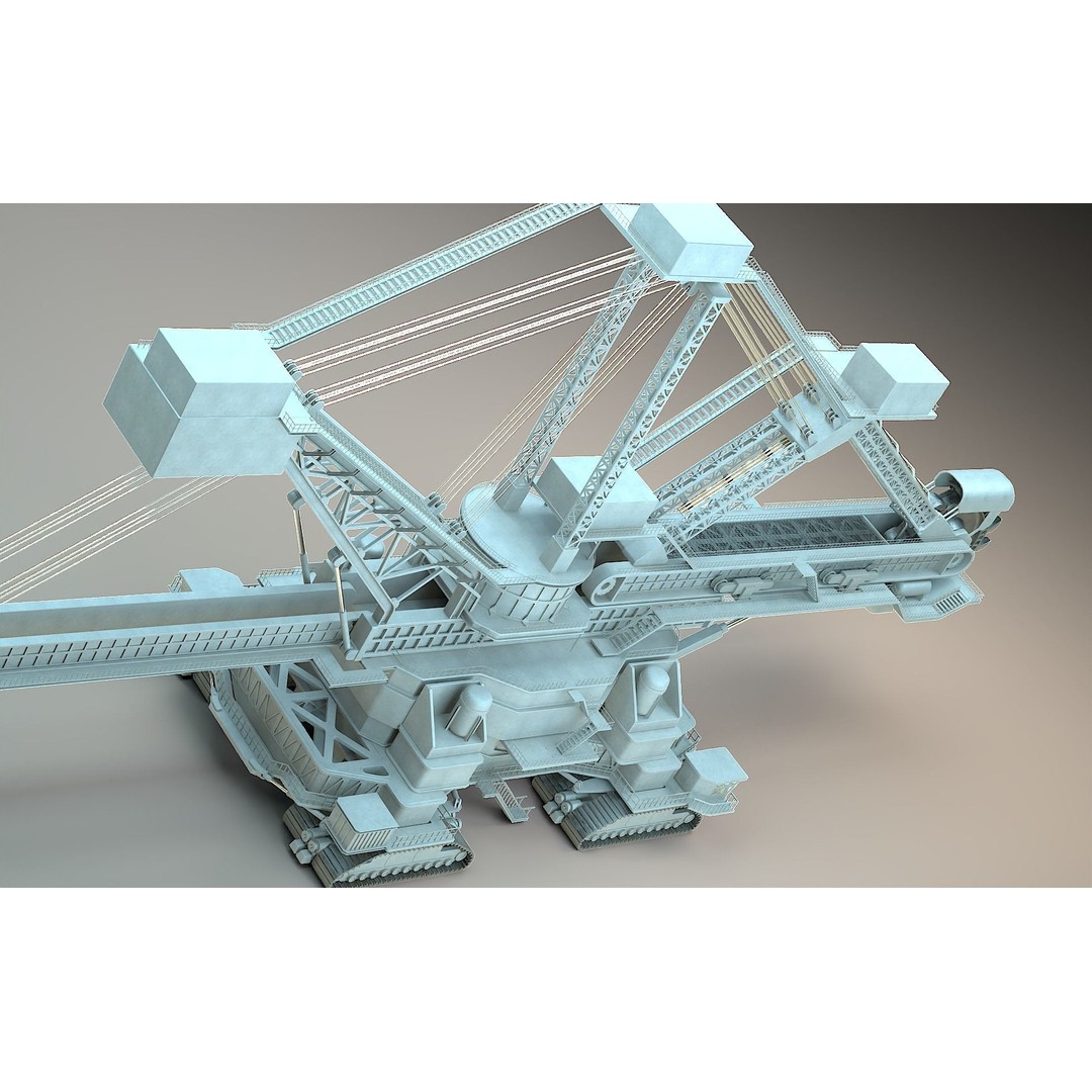 Heavy Duty Miner 3D Model – High Detail Concept, Blender Format - View 19