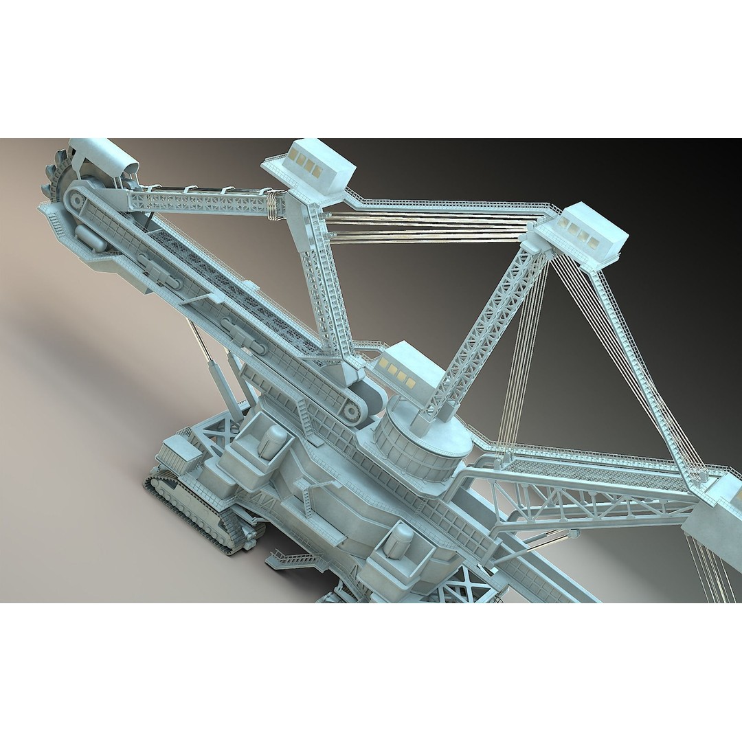 Heavy Duty Miner 3D Model – High Detail Concept, Blender Format - View 20